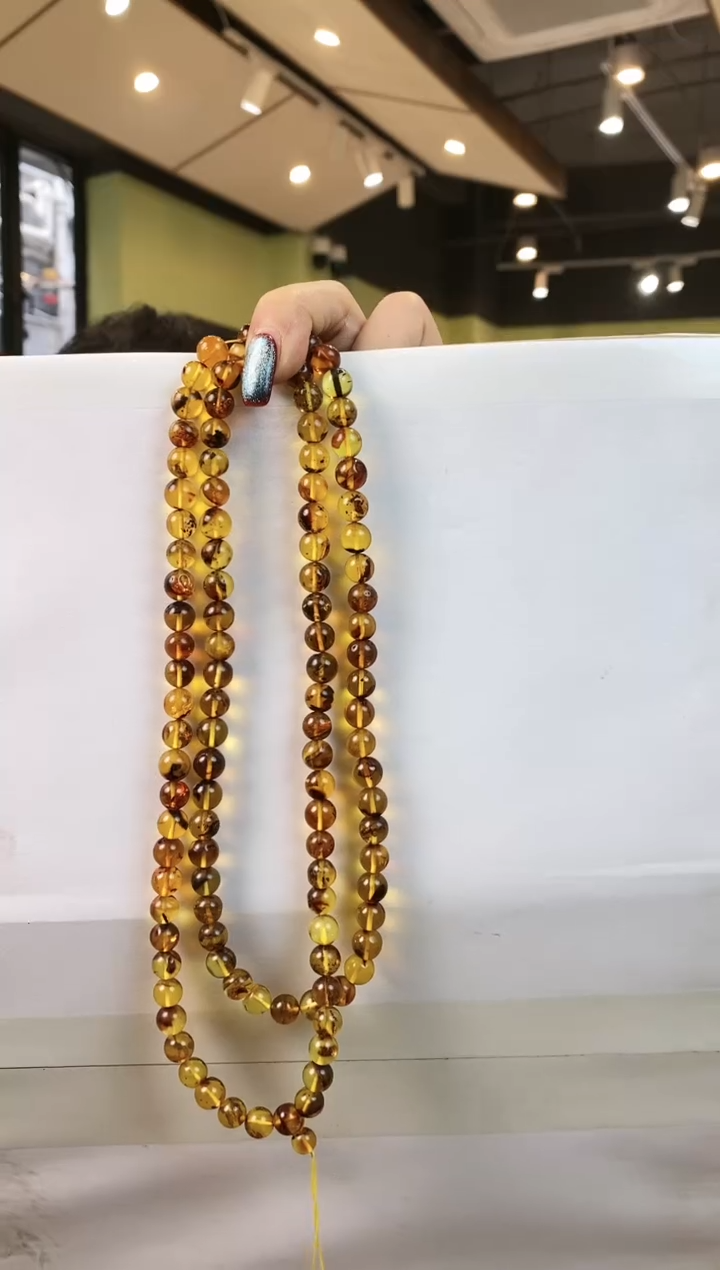 【闪购商品】琥珀颈饰未镶嵌多样性发一