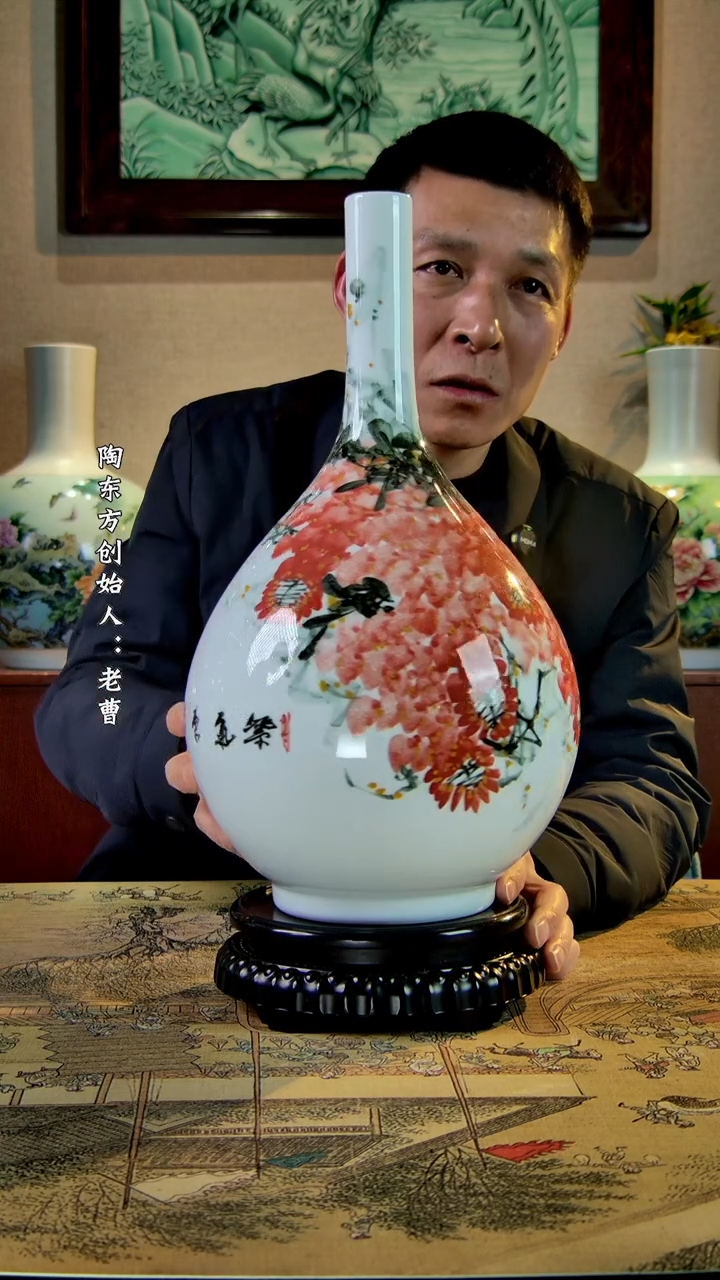 【闪购商品】其他景德镇陶东方陶瓷艺术作品花瓶瓷板画摆件