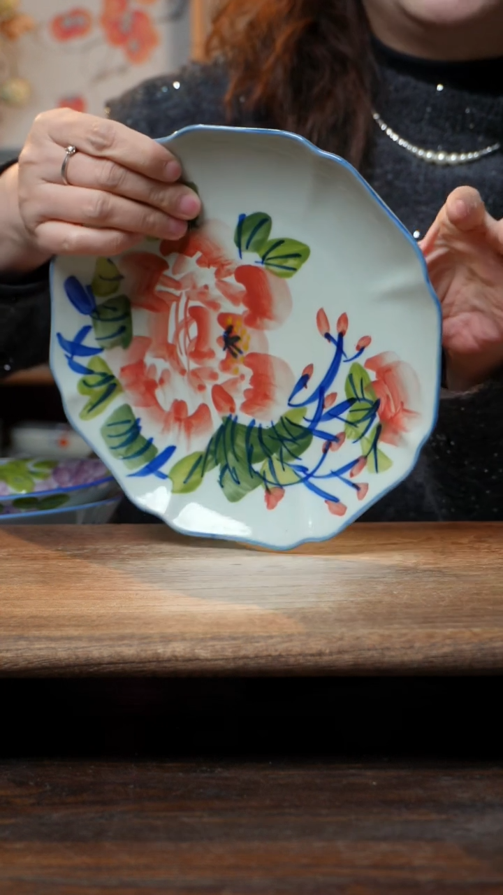 【闪购商品】碗福利1件套  高温釉下彩手工手绘