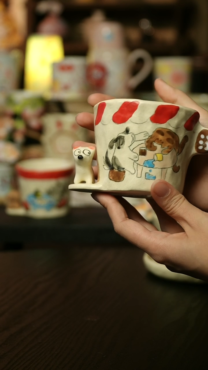 【闪购商品】杯子陶瓷景德镇高温釉下彩&A689
