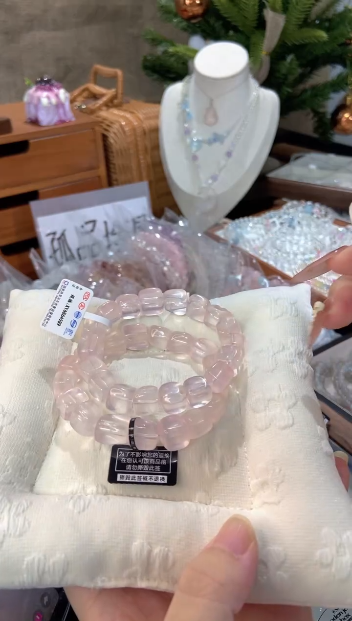 未镶嵌手串水晶孤品捡漏均匀瑕疵介意勿拍