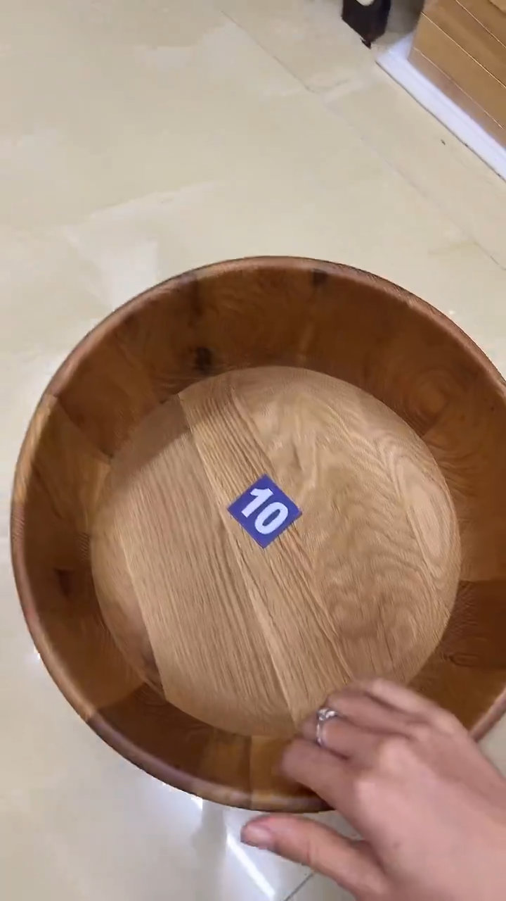 放***?小号盆红木沙拉碗