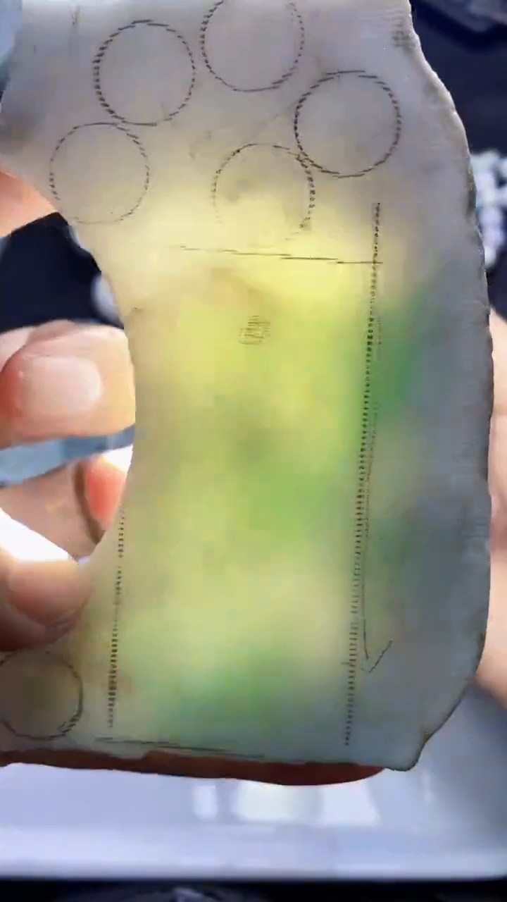 裸石翡翠天然缅甸A货【海】010