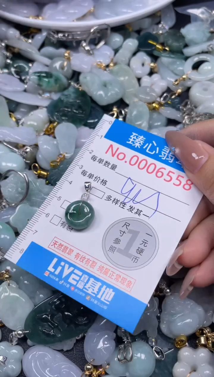 颈饰未镶嵌翡翠6558