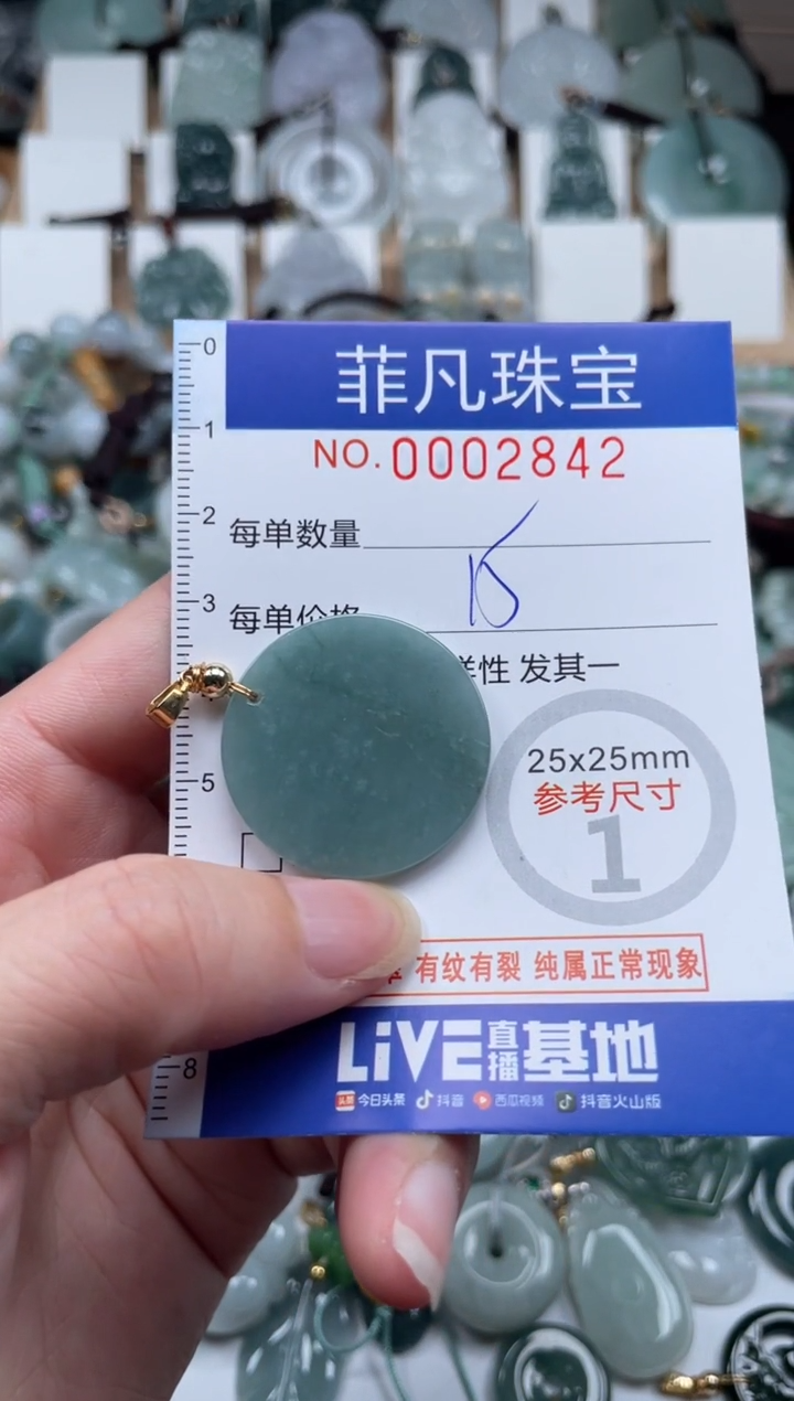 翡翠未镶嵌颈饰00..2842