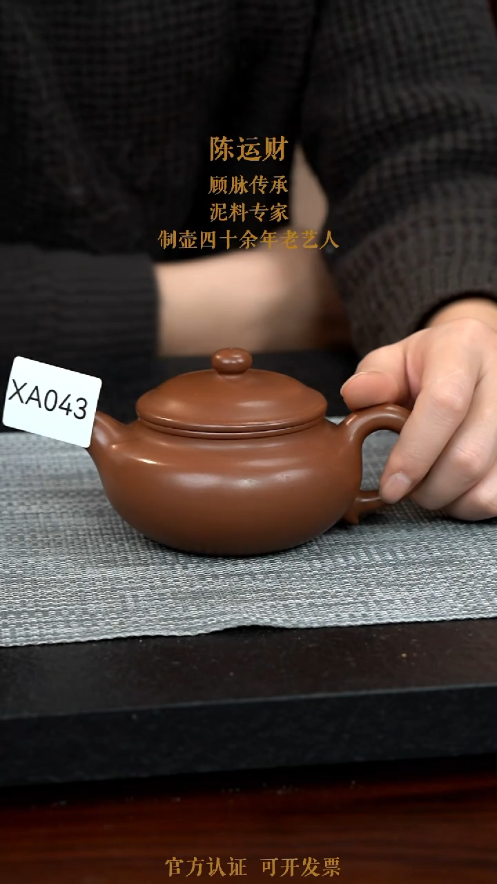 【闪购商品】紫砂茶壶XA043-0124CYC