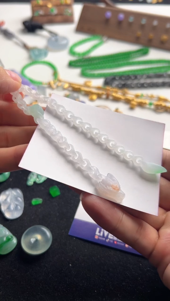 【闪购商品】定制翡翠未镶嵌龙骨环4980+498-zxh032