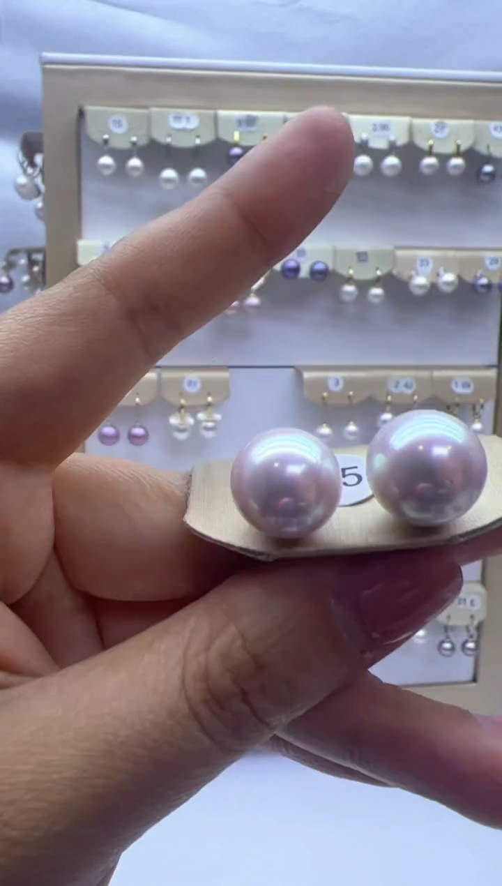 【闪购商品】淡水珍珠耳饰银S925镶嵌25