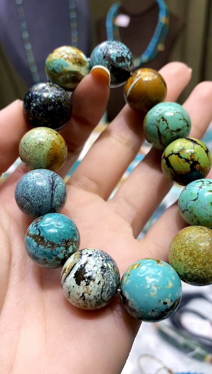 【闪购商品】绿松石未镶嵌手串547