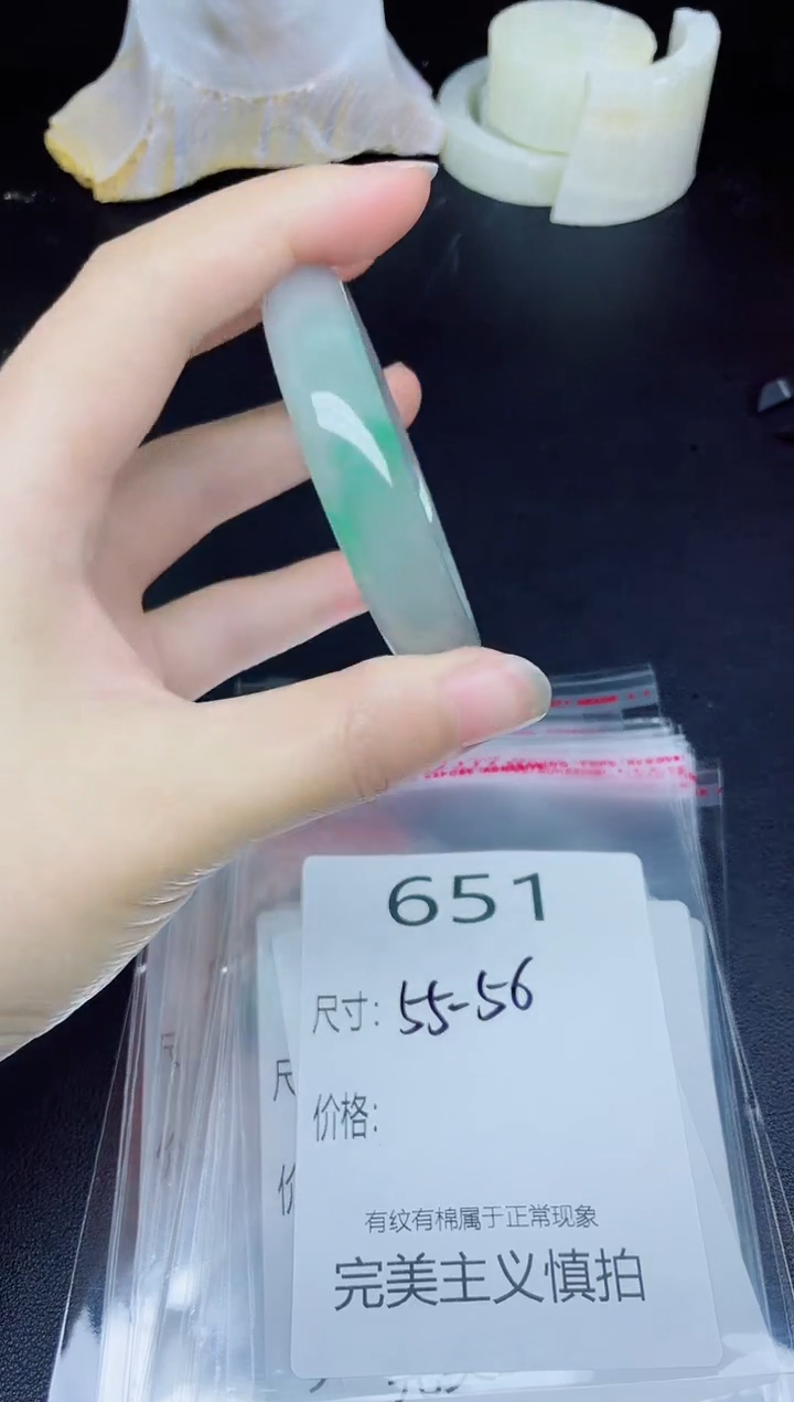 未镶嵌手镯翡翠651