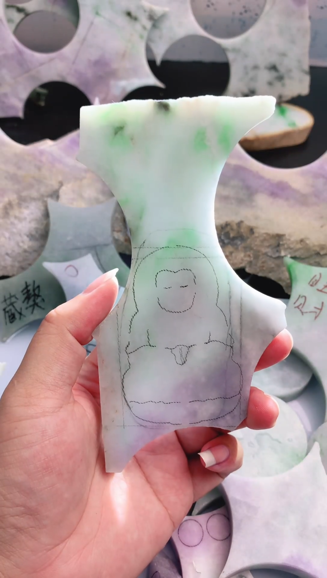 裸石翡翠翡翠多样性发货23