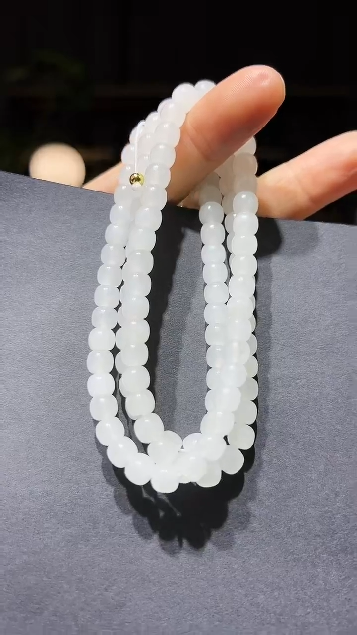 【闪购商品】和田玉手串未镶嵌6+108老型