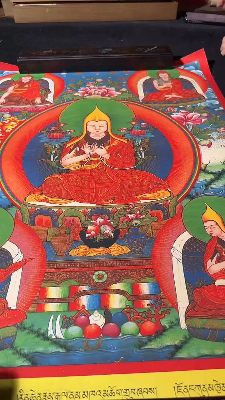 卷轴画藏式珍藏彩绘艺术馆61