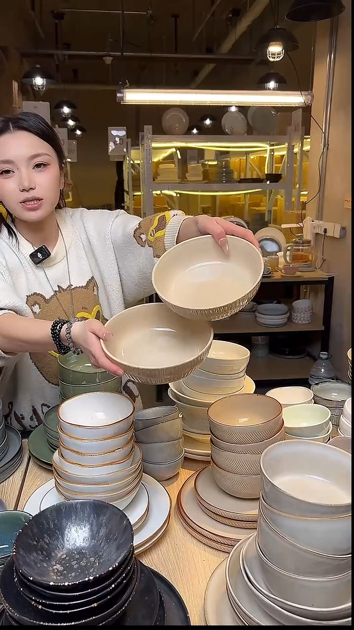 瓷176外贸尾货窑变釉下彩默外微瑕