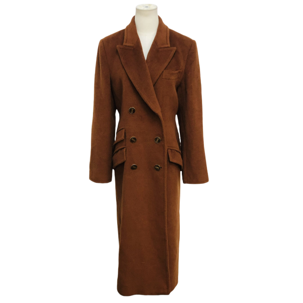 妃鱼/圣罗兰/毛/大衣/95新/凡2/4