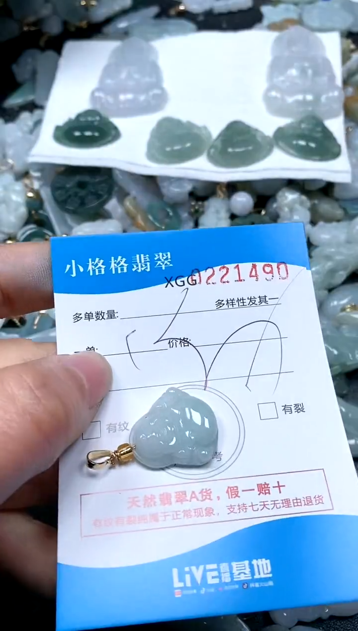 【闪购商品】翡翠颈饰未镶嵌闪购商品0221490