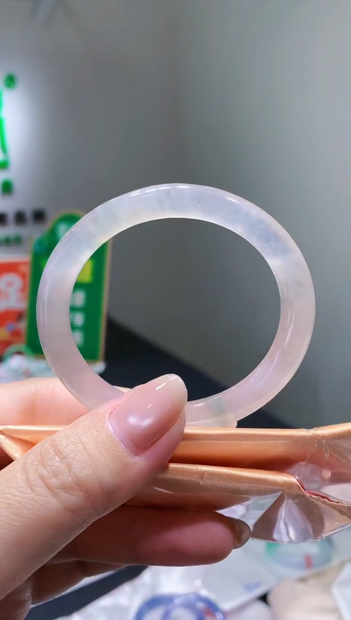 未镶嵌手镯（贵妃镯）翡翠-k510  天然缅甸A货翡翠53.4贵妃