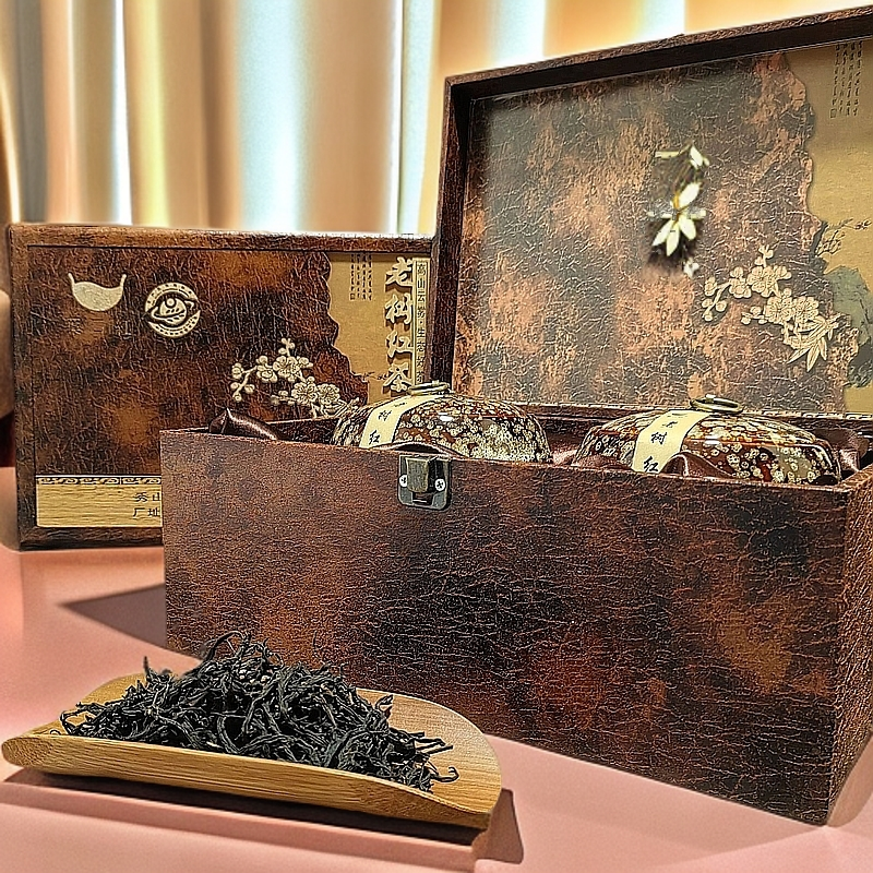 枼口红千米高山野生老树红茶花果蜜香馥郁口感醇厚250g礼盒