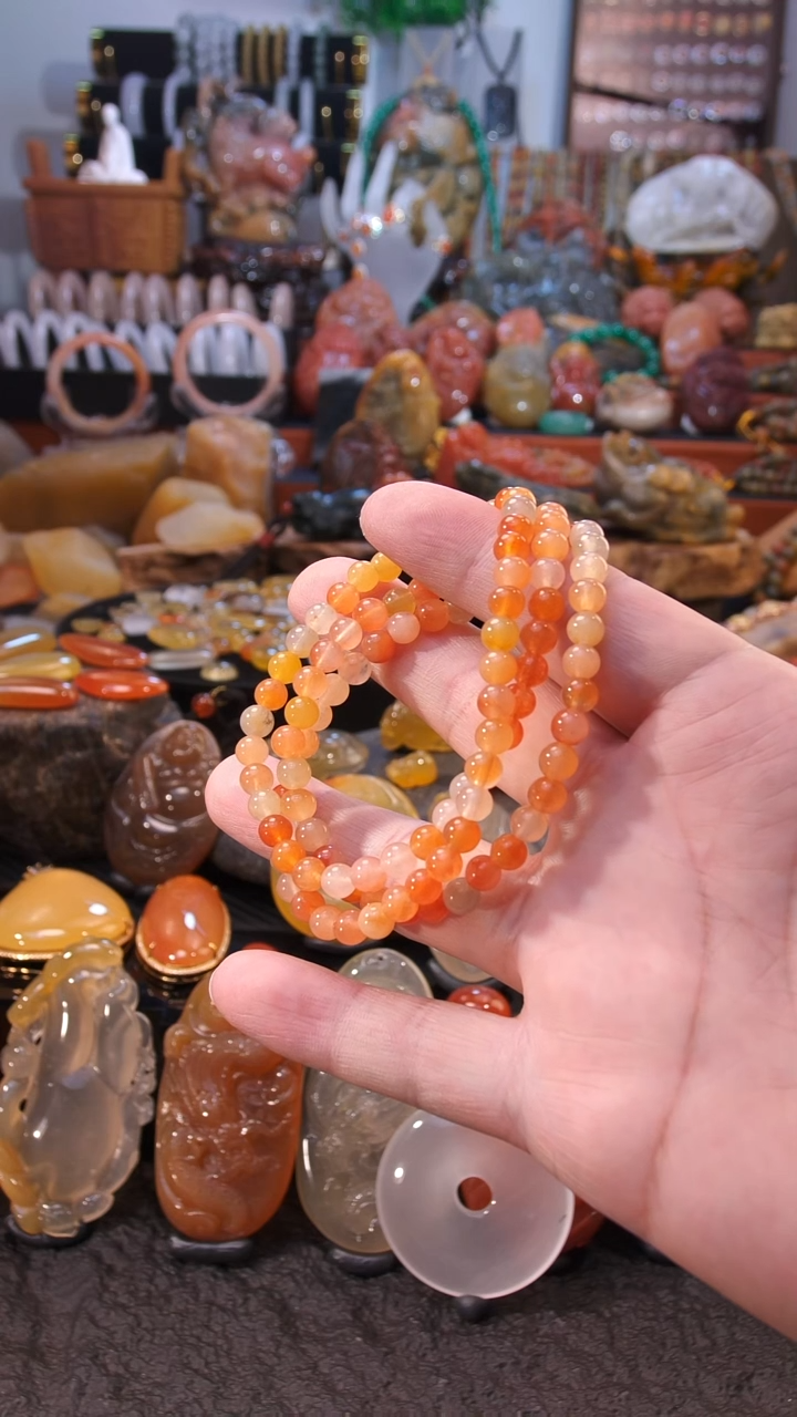 石英岩玉手链未镶嵌手链