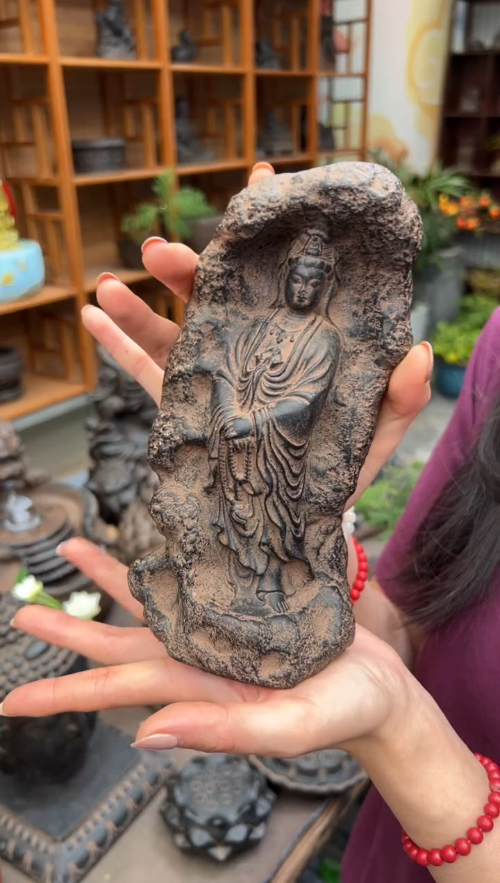 陶土【火山泥】普慈观音