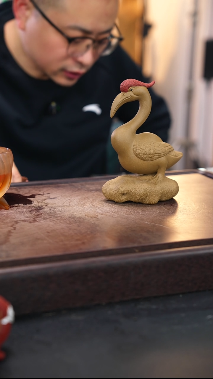 紫砂茶宠紫砂鸿运当头