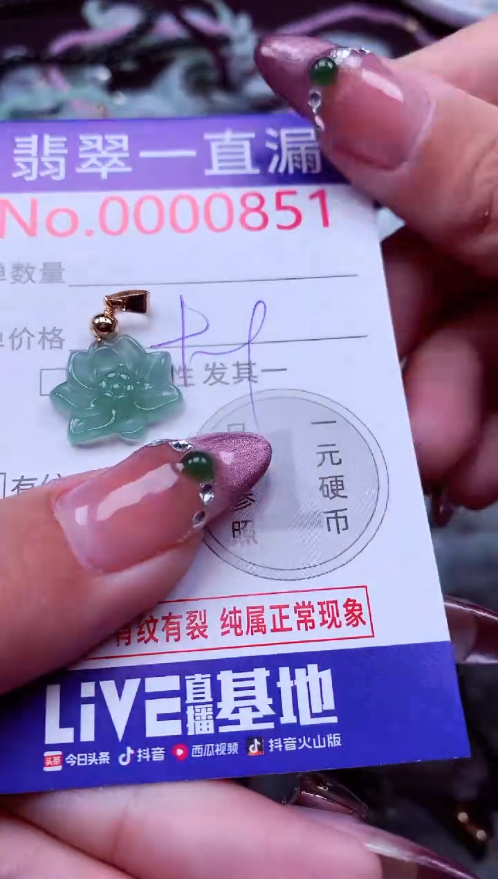颈饰未镶嵌翡翠851