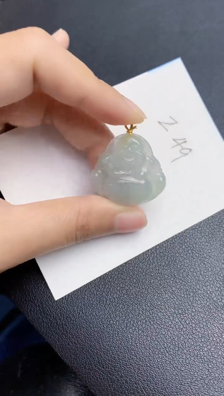 【闪购商品】翡翠颈饰18K金镶嵌000000000