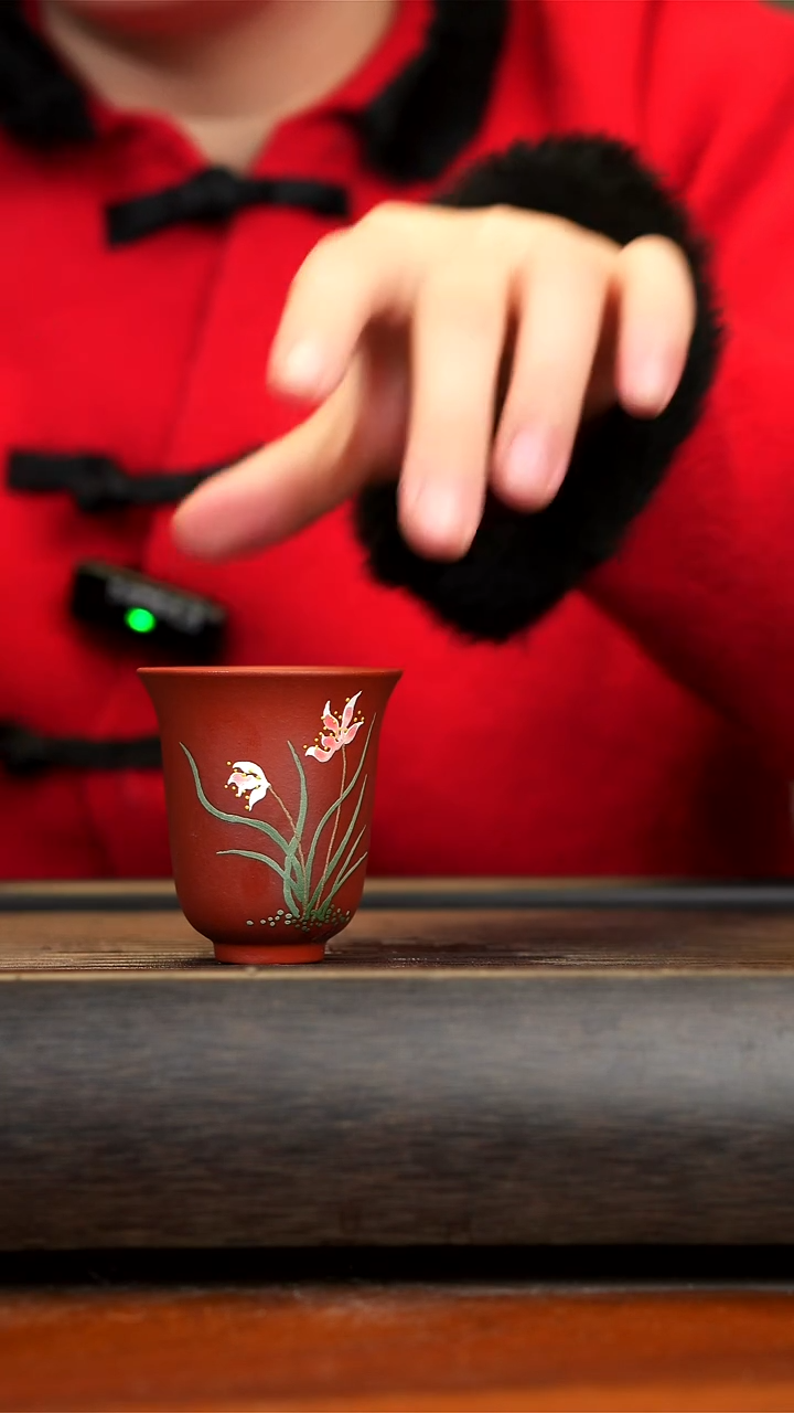 【闪购商品】紫砂茶壶念一紫砂 兰花杯