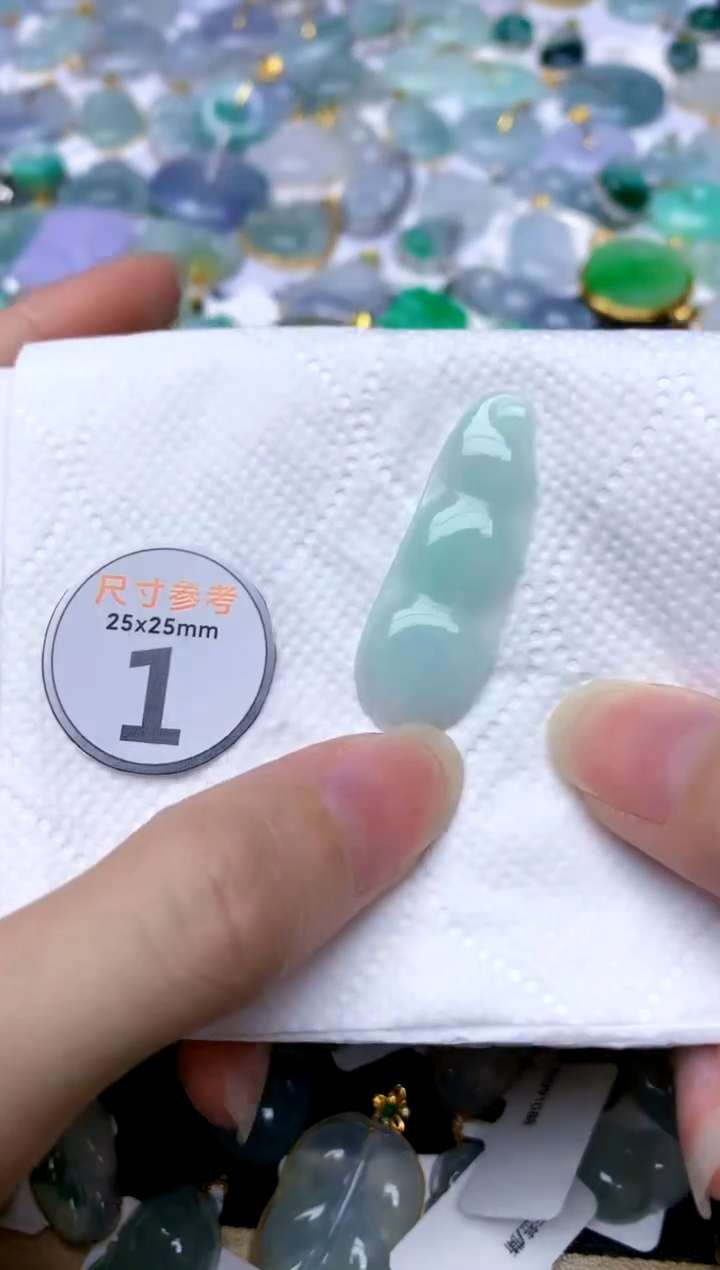 颈饰未镶嵌翡翠天然A货翡翠