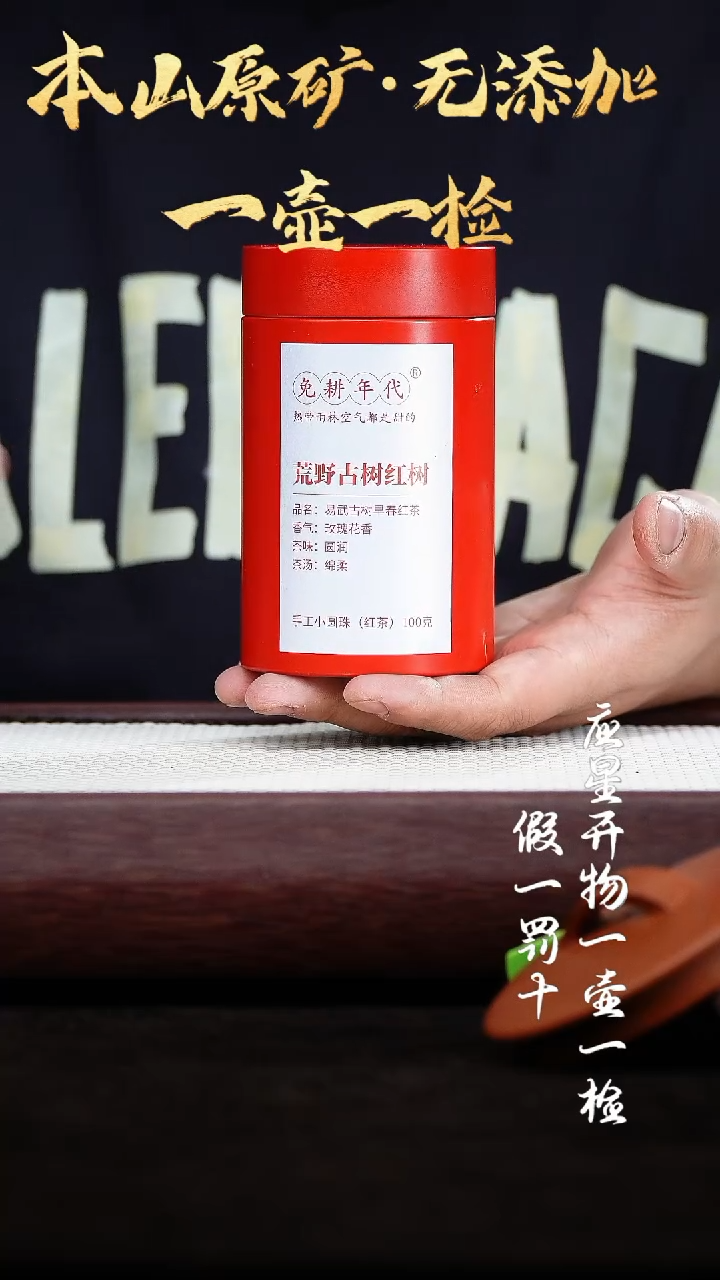 【闪购商品】紫砂茶壶荒野古树红茶 100g