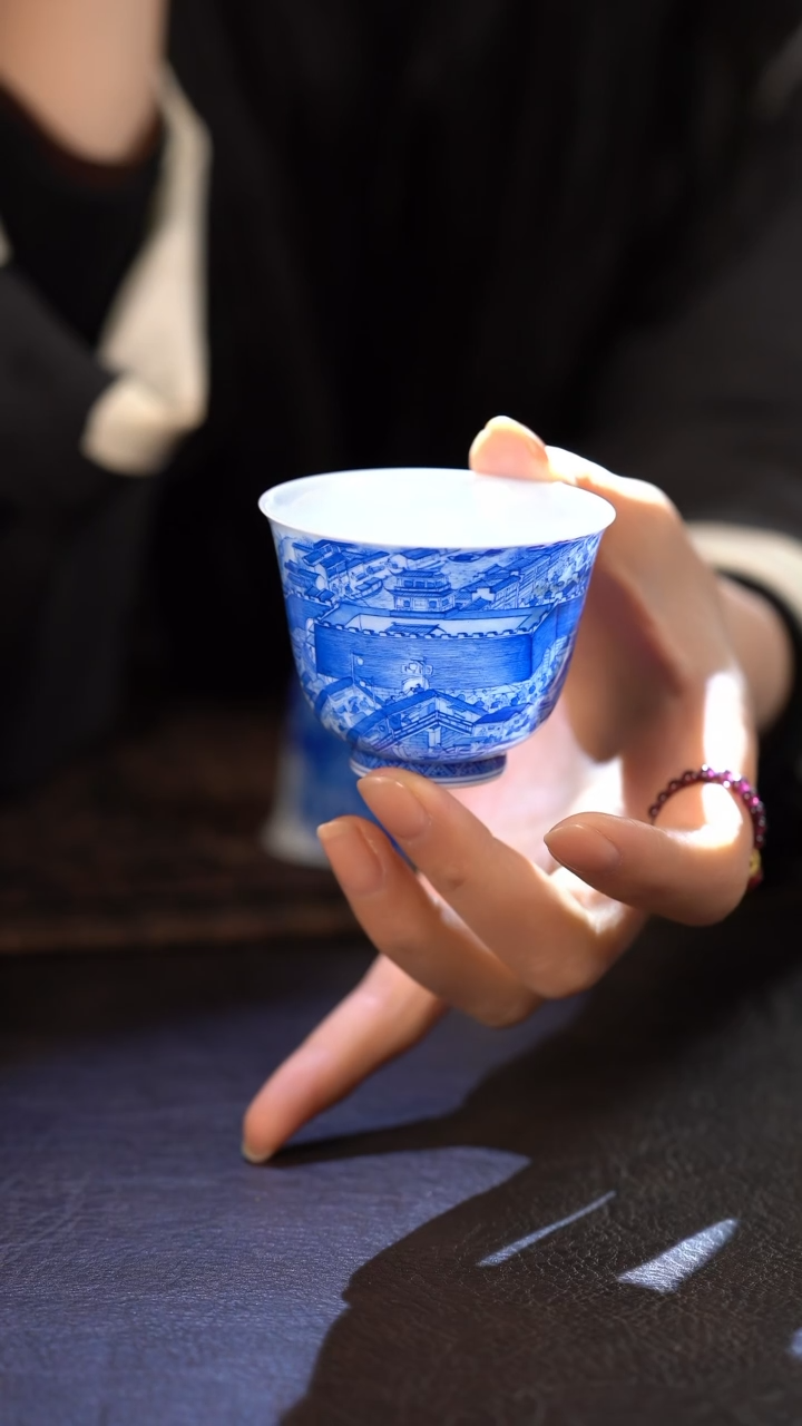 【闪购商品】杯仪贤堂姑苏繁华图闻香杯