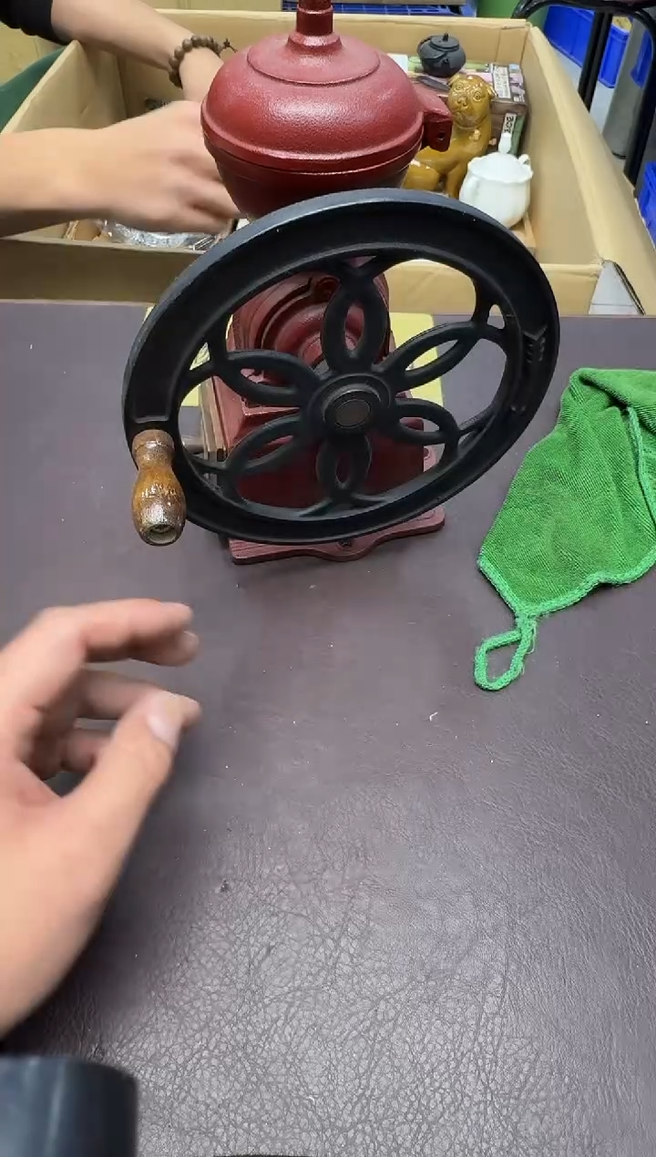 手工艺品琉璃…*两个盖罐389