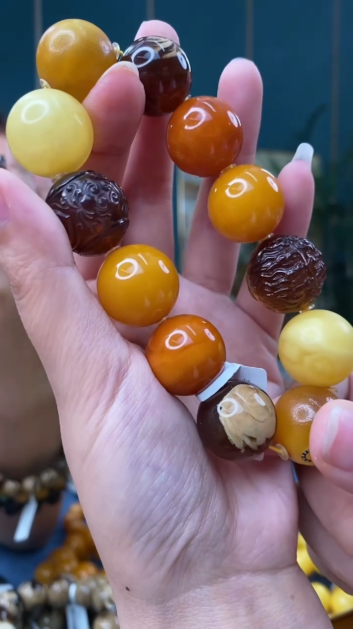 未镶嵌琥珀裸石6/5多样性发其一166