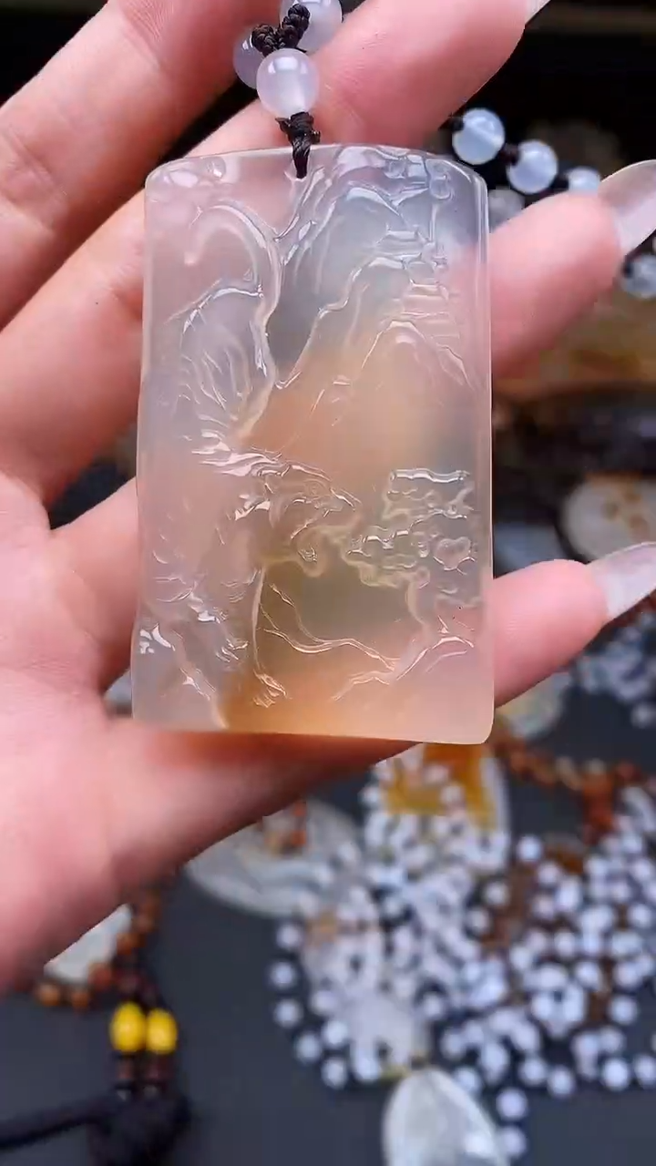 玛瑙/玉髓颈饰未镶嵌康*d