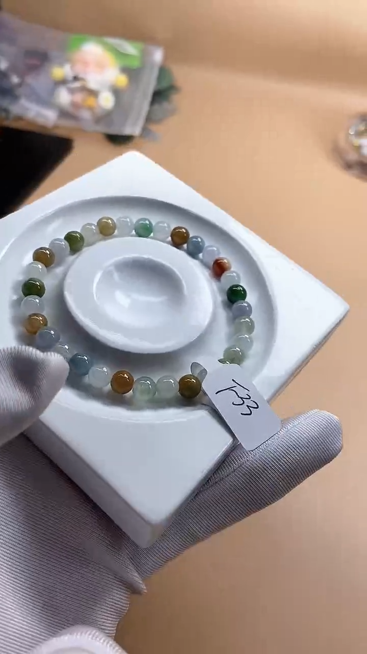 【闪购商品】翡翠手串未镶嵌天然翡翠A货手串F33