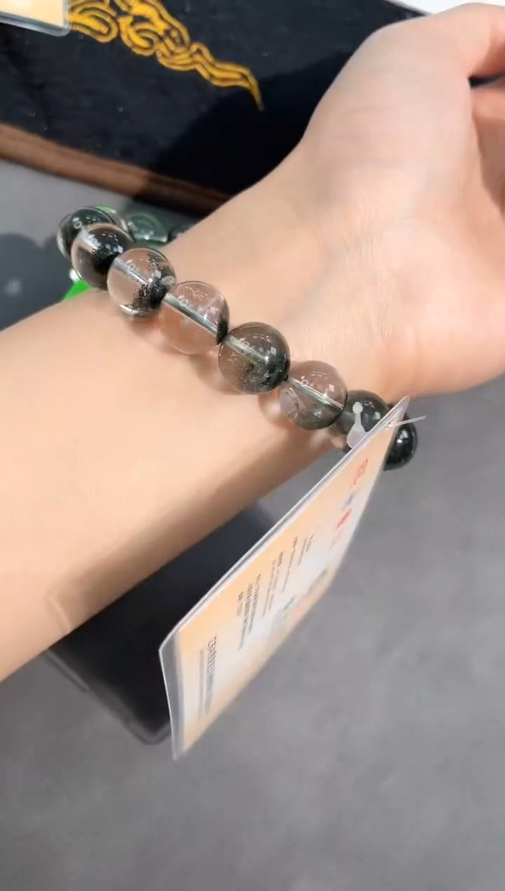 【闪购商品】水晶手链未镶嵌36号绿幽灵单圈9.5mm