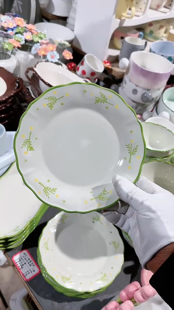 【闪购商品】瓷片小盘微瑕 凑满20元包邮