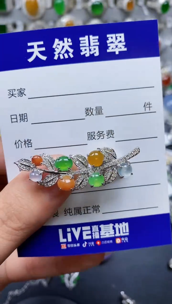 【闪购商品】翡翠颈饰银S925镶嵌0143