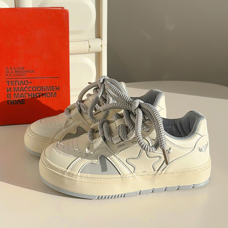 9265 百匡小众芒果底小白鞋女