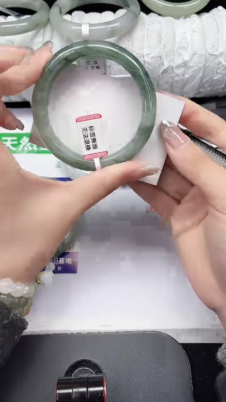 未镶嵌手镯石英质玉324-56/57