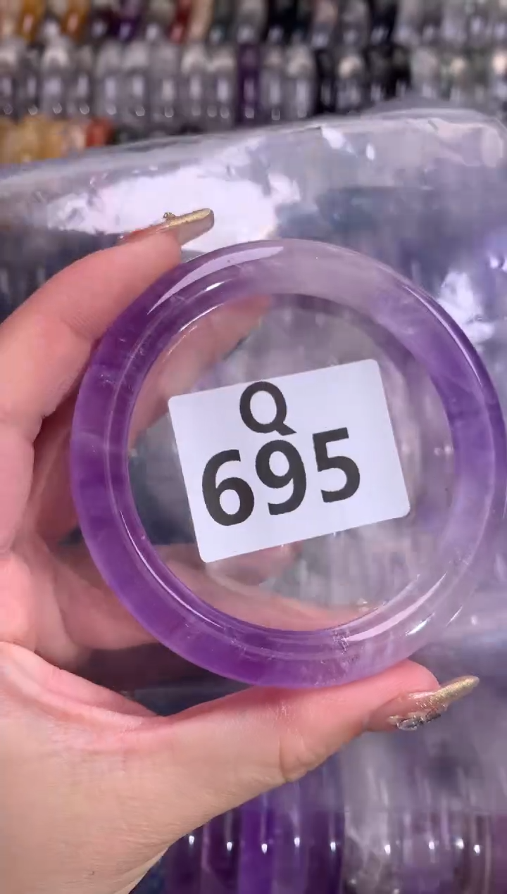 【闪购商品】水晶水晶手镯未镶嵌58-695