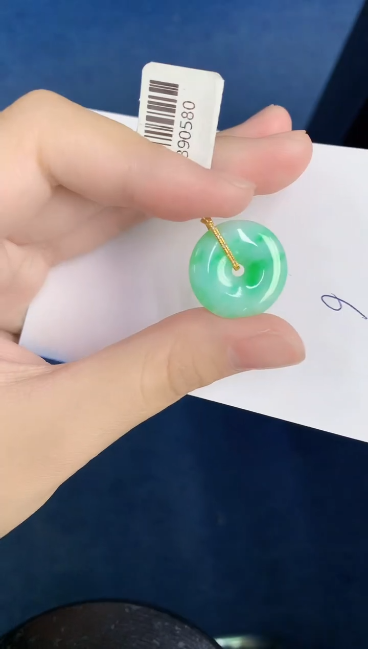 【闪购商品】翡翠颈饰18K金镶嵌000000000