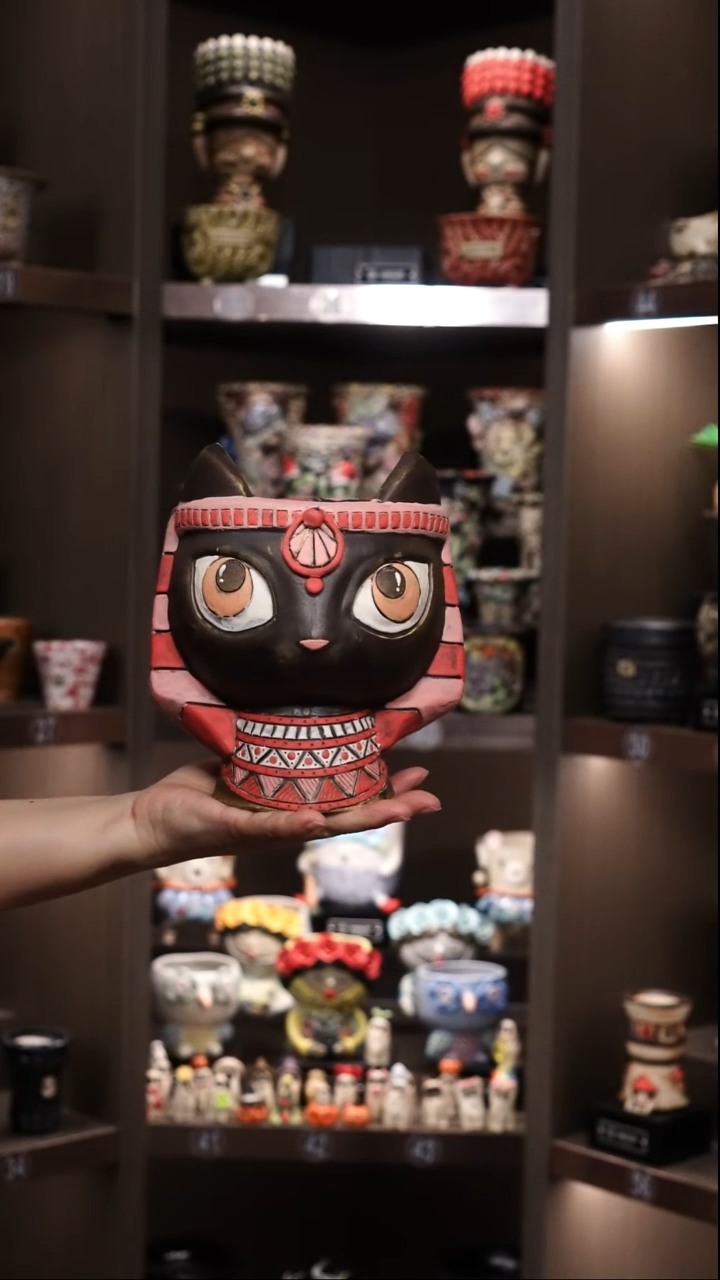 杨**羊 泰国进口手工花盆个性创意花盆