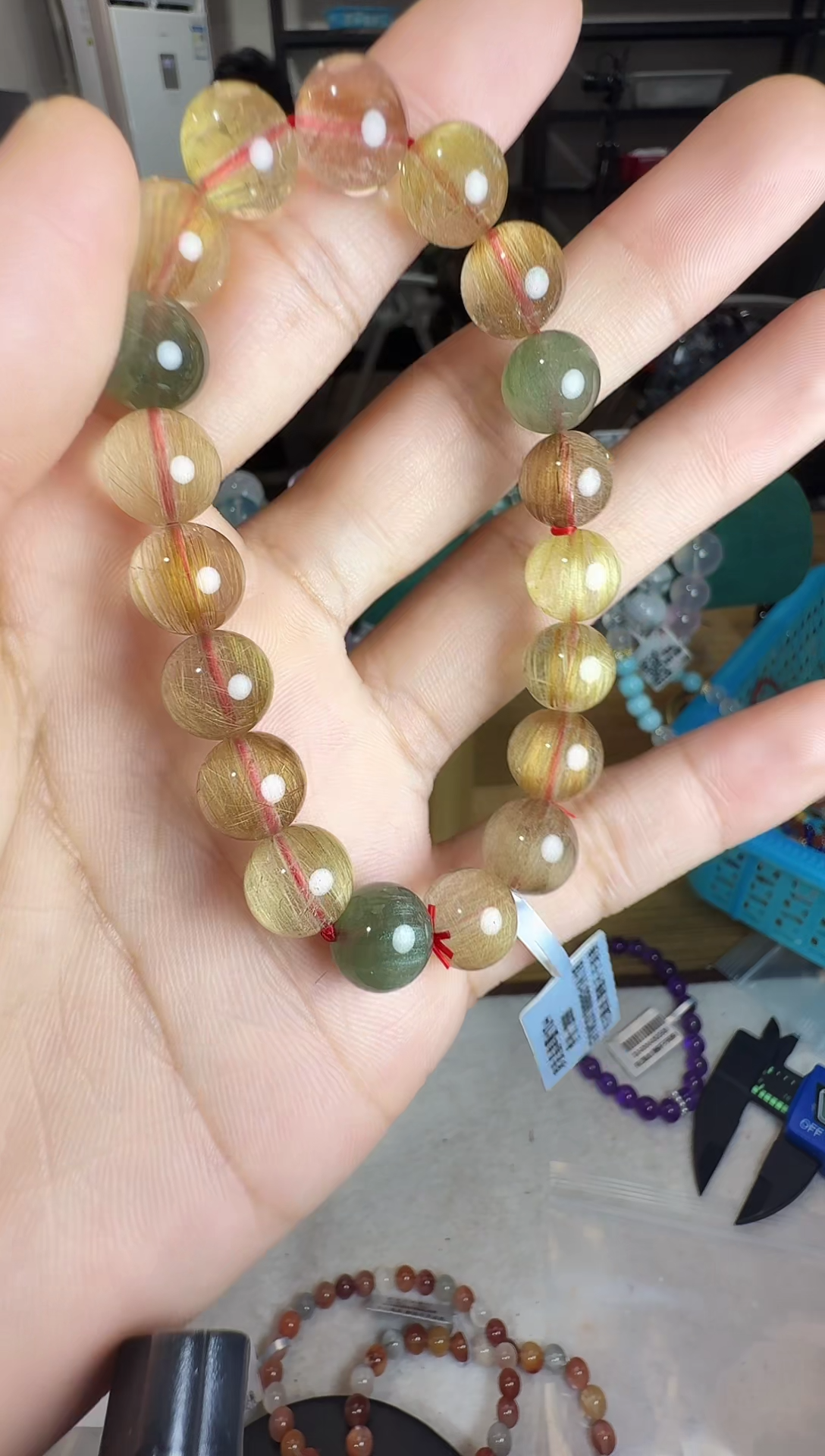 未镶嵌手链水晶晶1317 约10mm