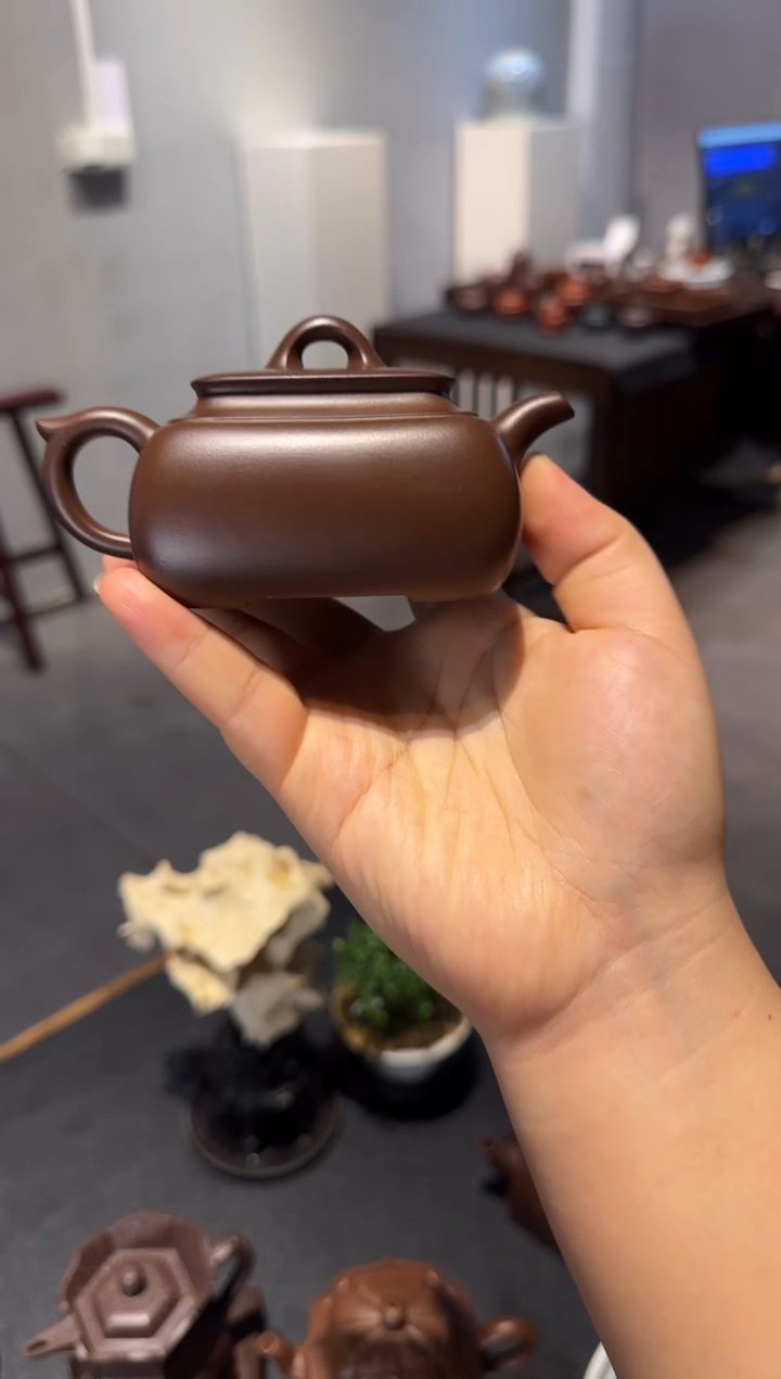 茶壶紫砂燃*?长四方 紫砂壶