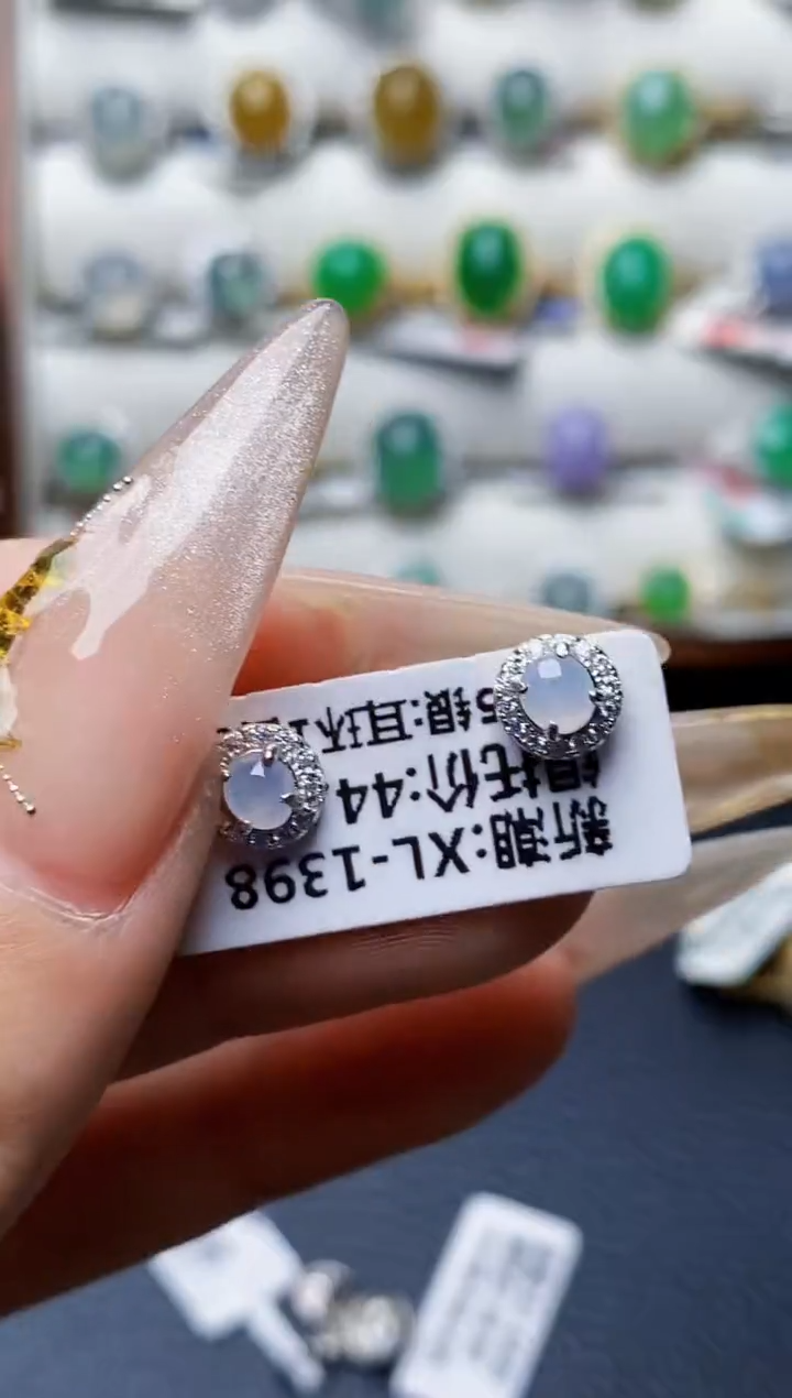 银S925镶嵌戒指翡翠1192