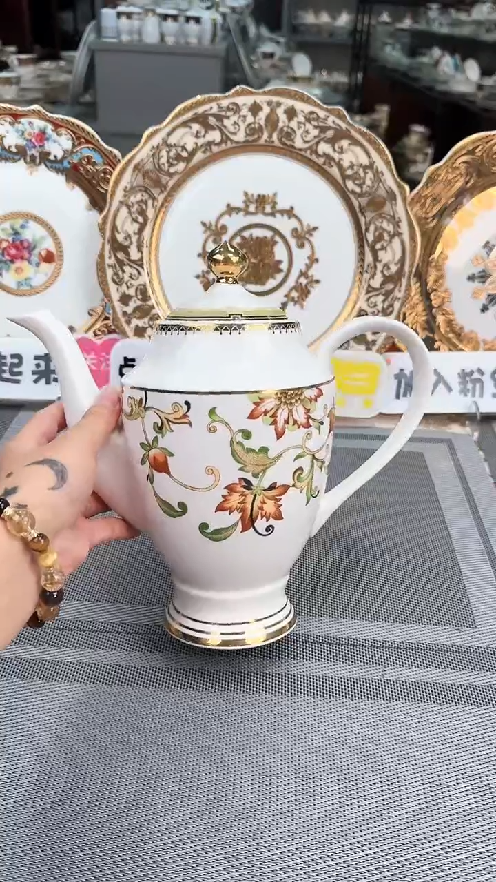 【闪购商品】瓷片茶壶  福利价  福利价