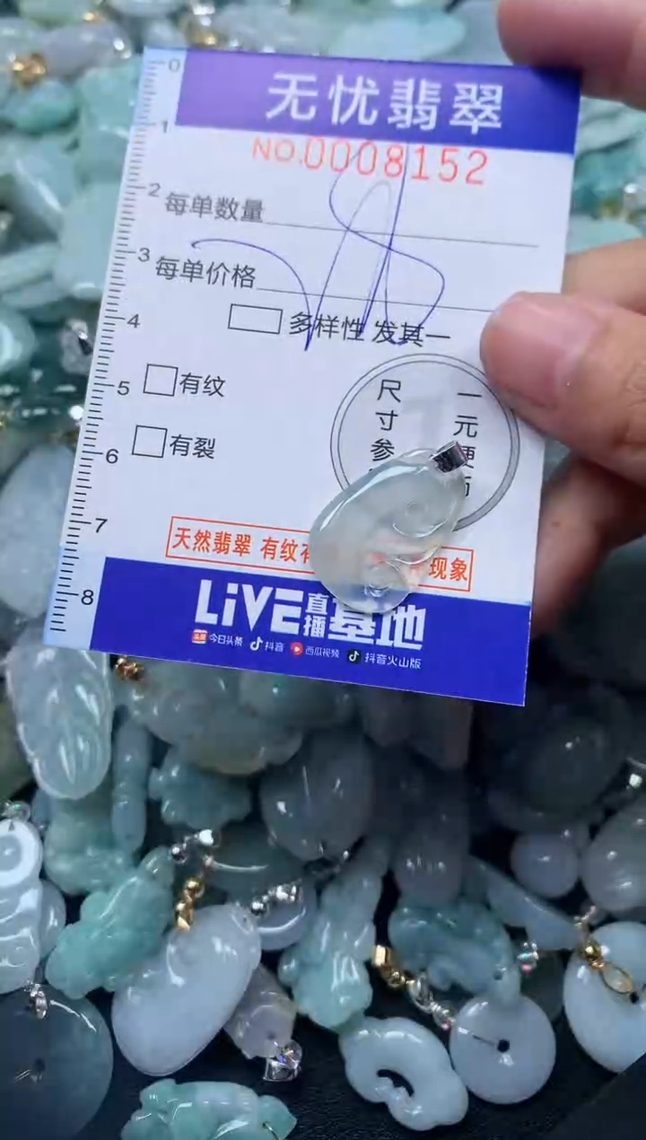 颈饰未镶嵌翡翠8152