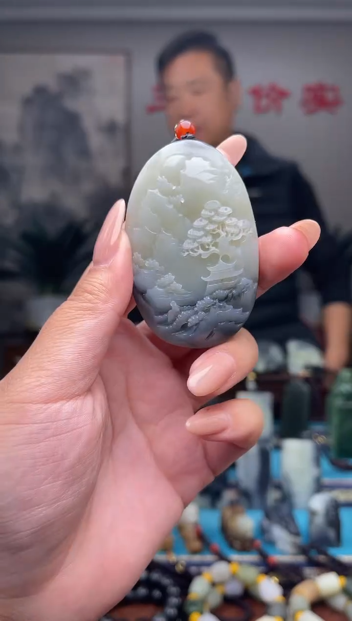 未镶嵌和田玉挂件1