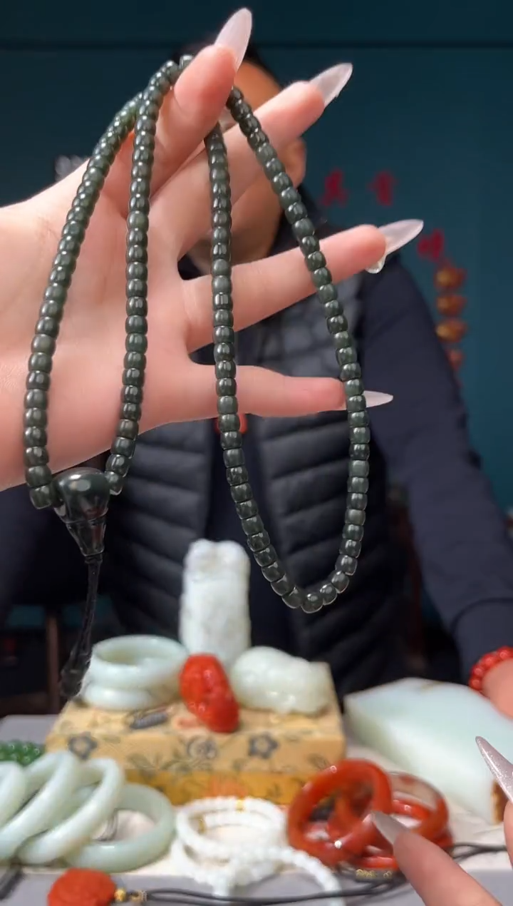 【闪购商品】和田玉颈饰未镶嵌珠串项链